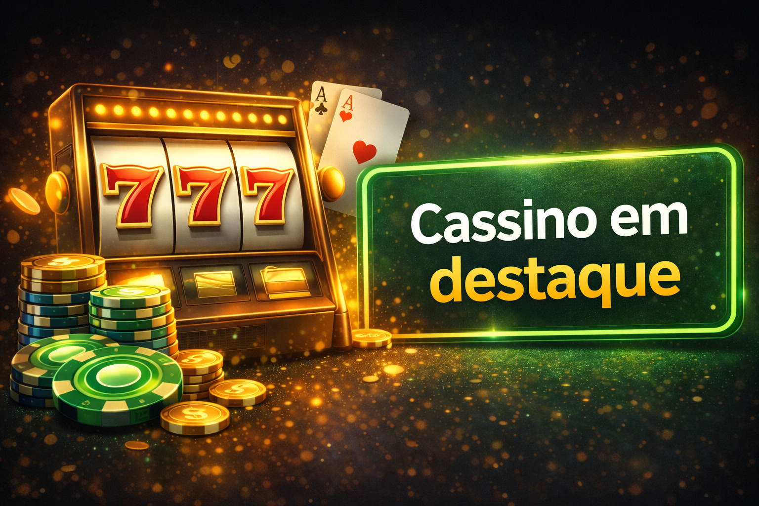 imagem de vitrine de cassino no portal